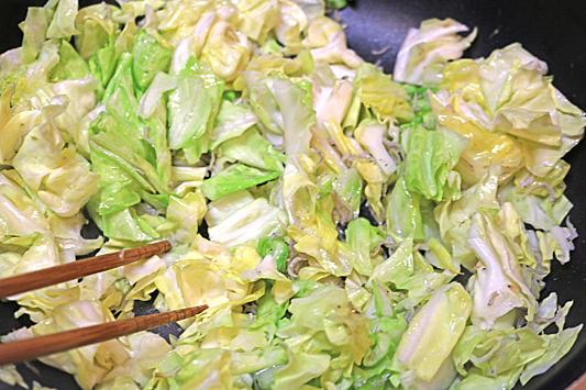 キャベツの卵炒め6635