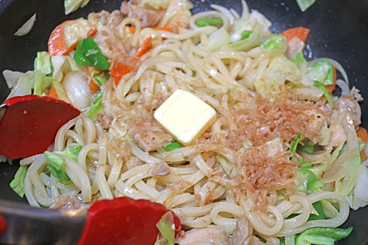 鶏焼きうどん1663