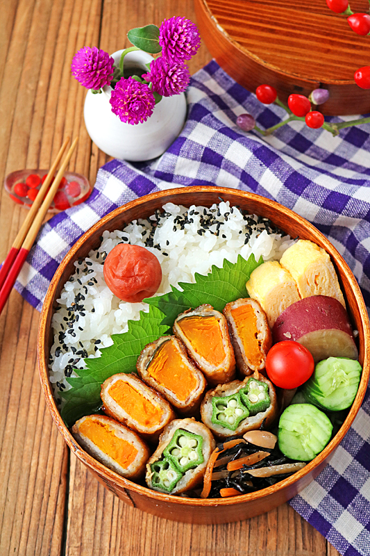 かぼちゃの肉巻き9660