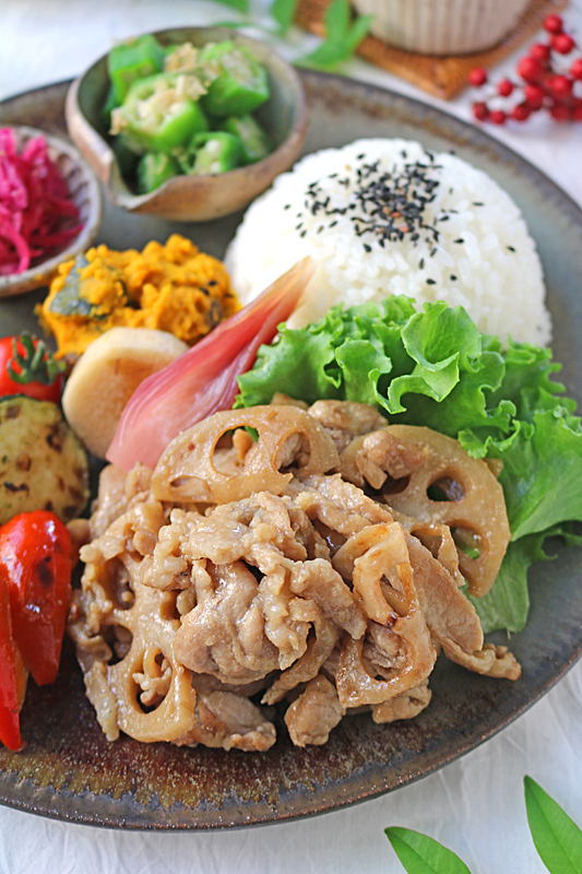 ワンプレ豚れんこん1344