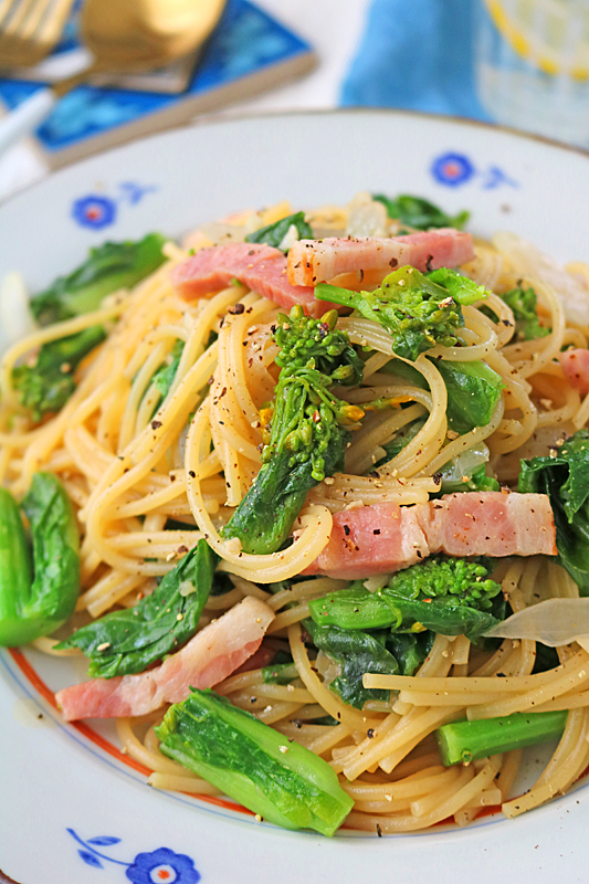 菜の花パスタ6197