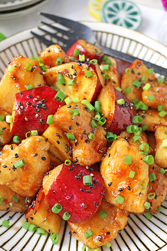 鶏胸肉とさつまいも8267