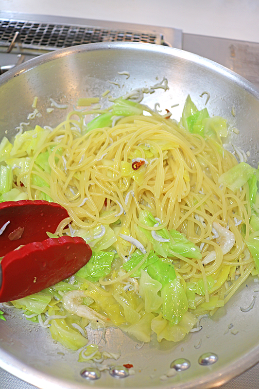 しらす海老パスタ8076