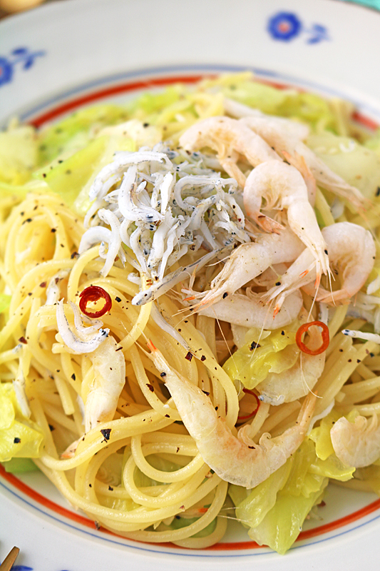 しらす海老パスタ8118