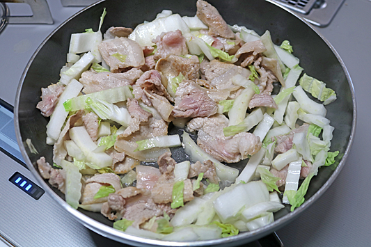 豚肉白菜のクリーム3517