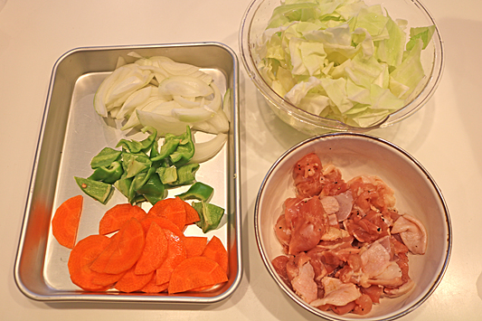 鶏焼きうどん1656