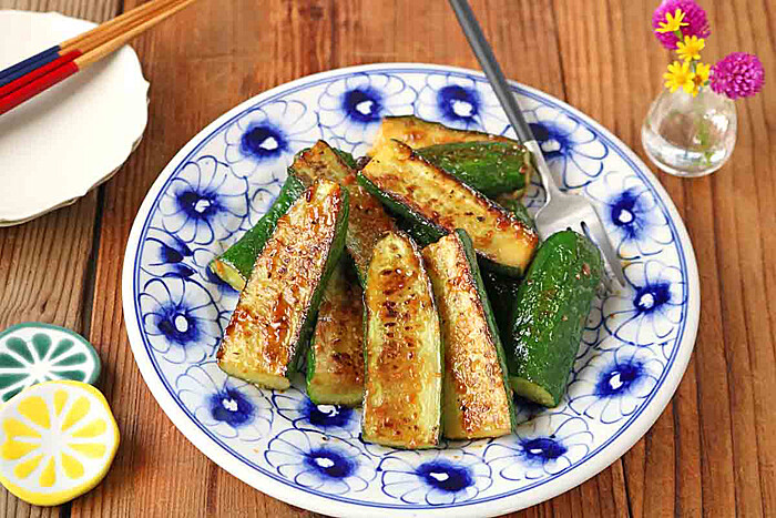 きゅうりの味噌バター焼3761-1