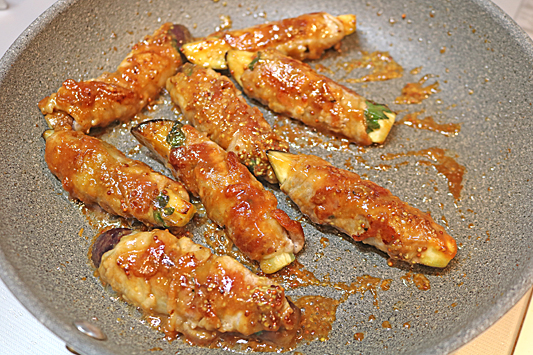 なすの肉巻きみそ0597
