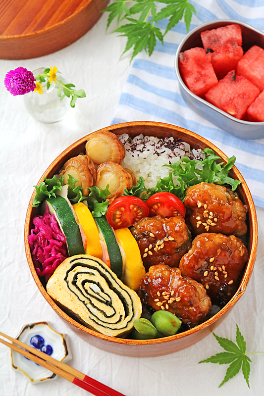 ねぎ豚だんご弁当4420-1