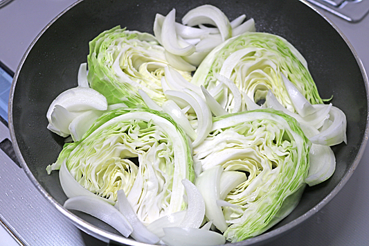鶏キャベツレモン蒸し0796
