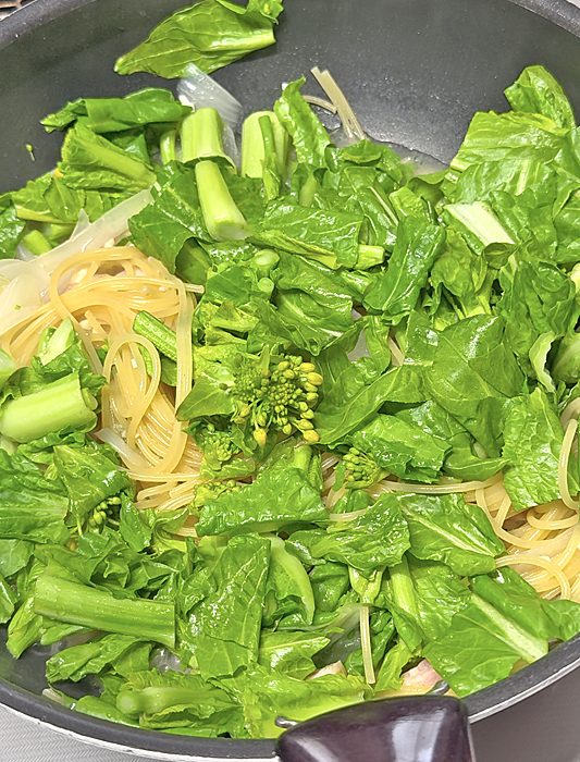 菜の花パスタ2465