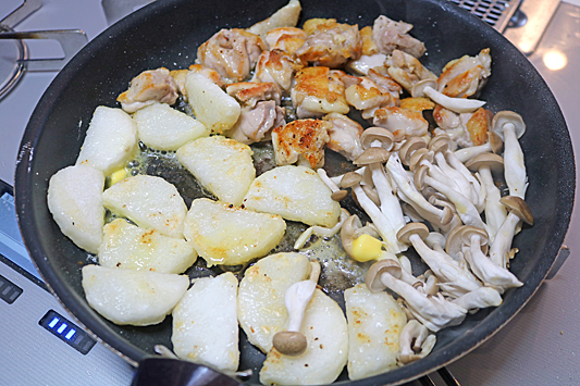 鶏と長芋磯辺焼き2873