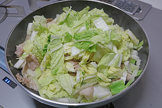 豚肉白菜のクリーム3518