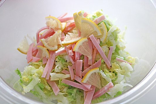 白菜レモンサラダ2182