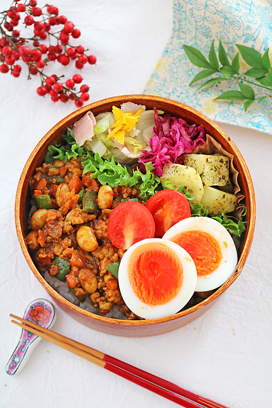 ドライカレー弁当9388-1