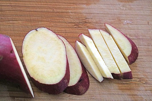 豚肉のさつまいも炒め7543