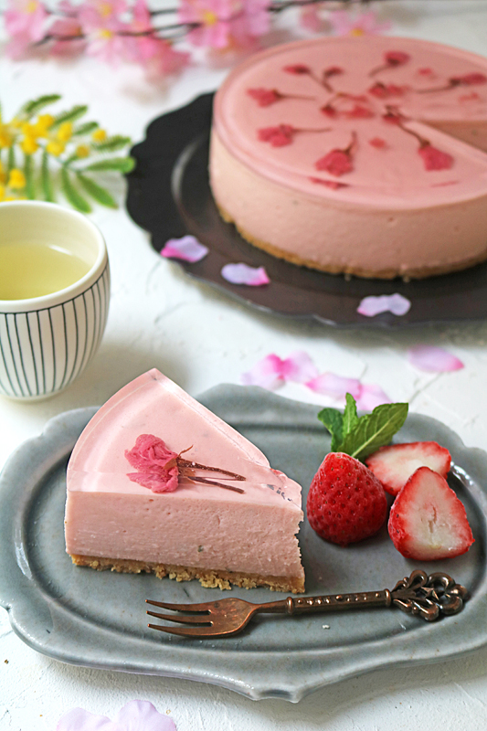 桜チーズケーキ6769