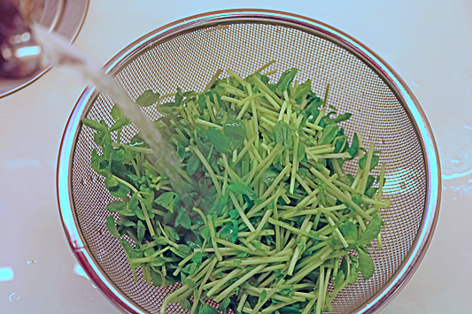 レンコン豆苗サラダ9671