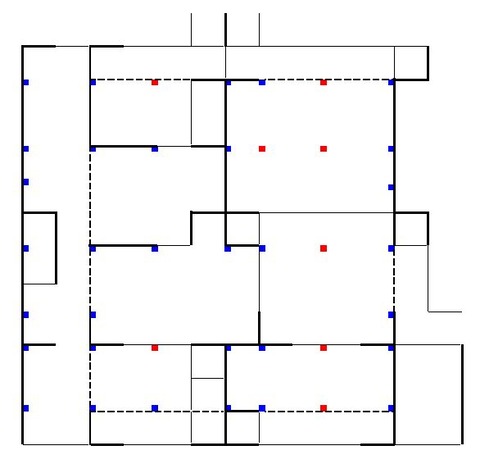 0813 2階柱配置図