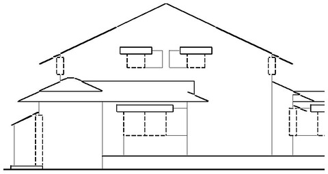 0817 書斎東側面図