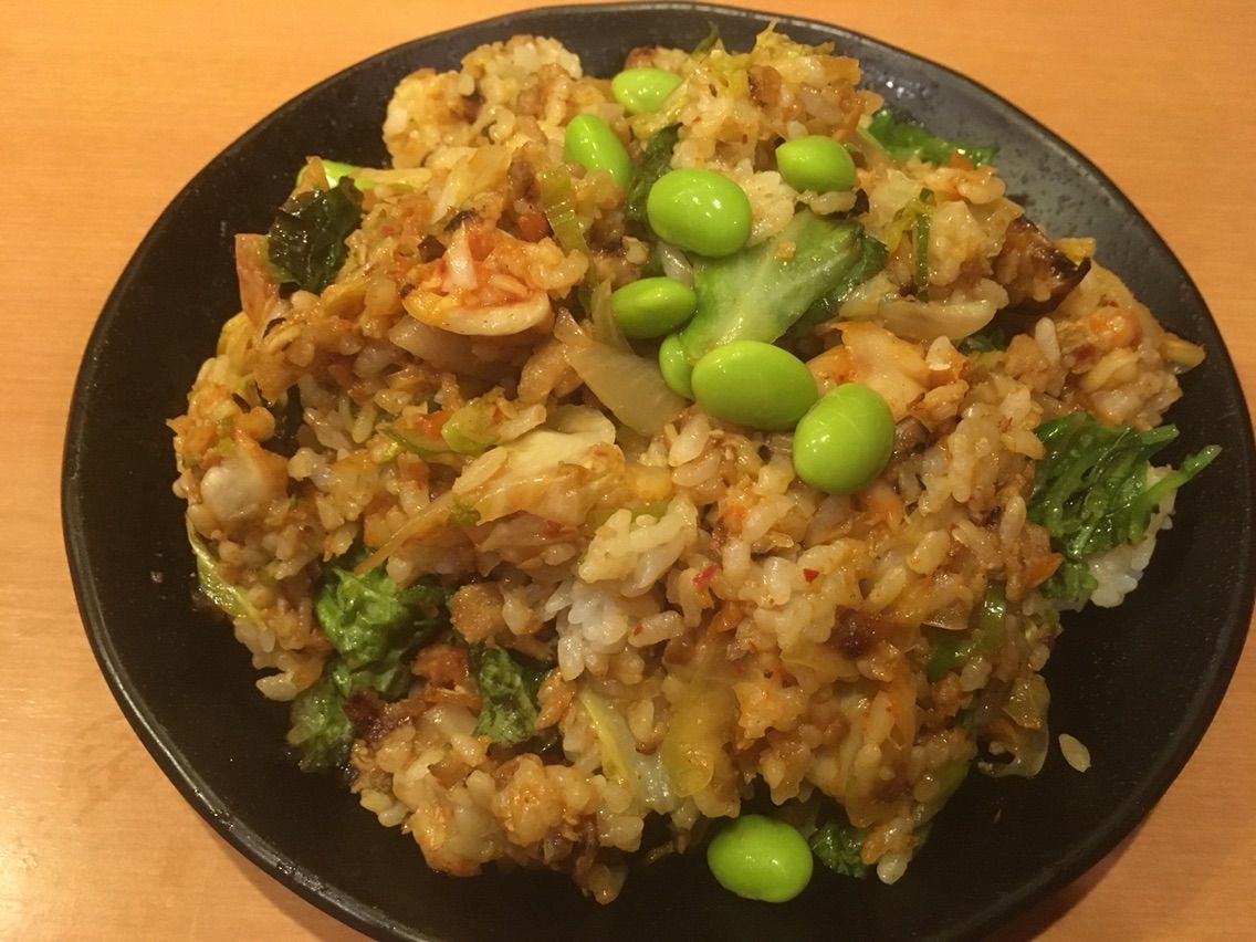 鳥そぼろのキムチ炒飯 簡単レシピの男飯 鳥そぼろのキムチ炒飯 簡単レシピの男飯