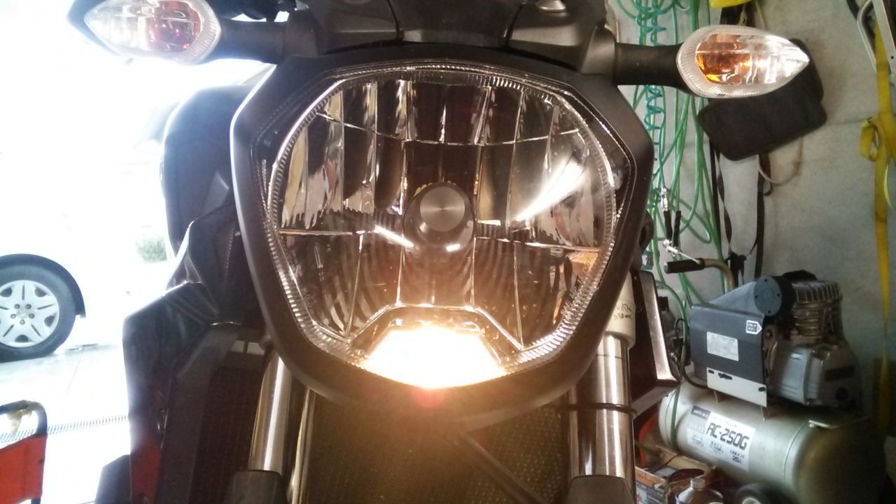 Mt 07のポジションランプのled化 Paparinのblog