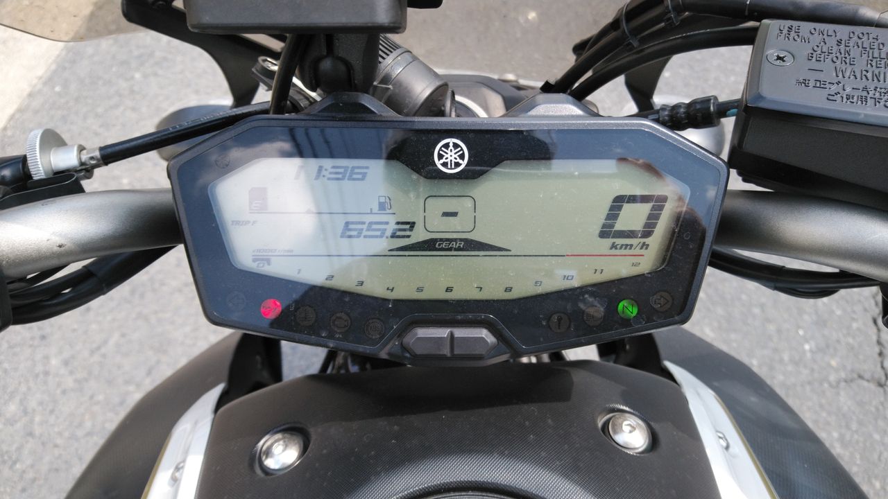 Mt 07のガソリンタンクの実際の容量 Paparinのblog