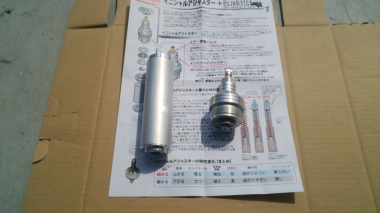 MT-07の不満点への対処（フロントサス編6・MT-07のサスペンションの 