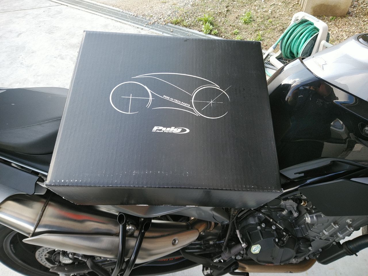 790DUKEにハンドガード取付(Puig 0072J） : paparin88のblog Puig