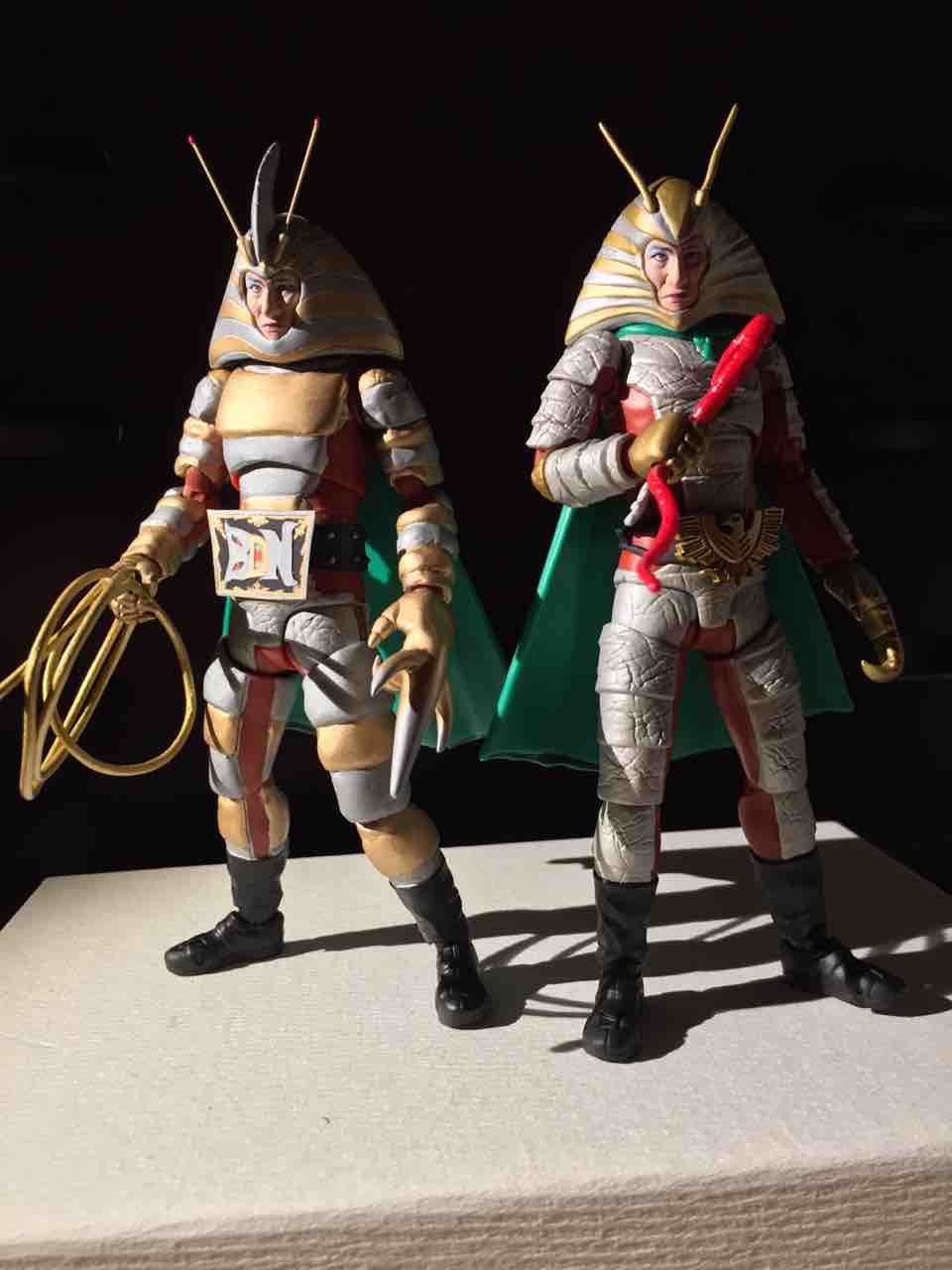 暗闇大使（フィギュアーツ改造） : 特撮フィギュアの可動化改造日記