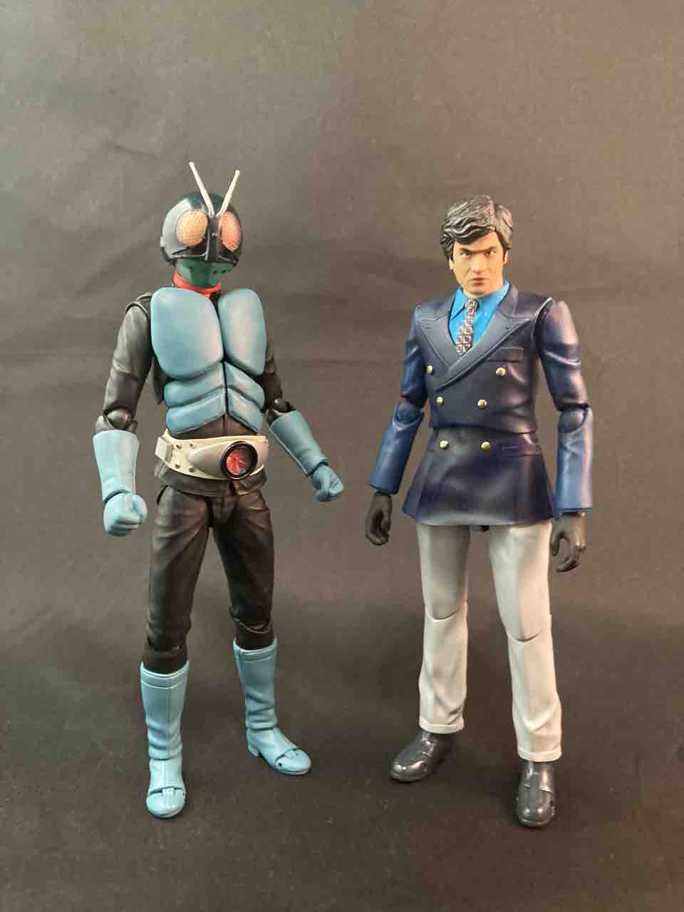 本郷猛 初期Ver（フィギュアーツ改造） : 特撮フィギュアの可動