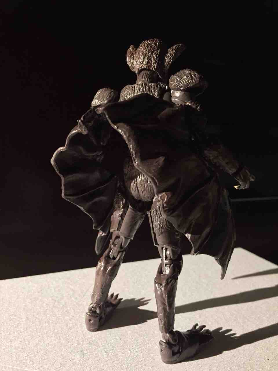 コウモリ怪人（フィギュアーツ改造） : 特撮フィギュアの可動化