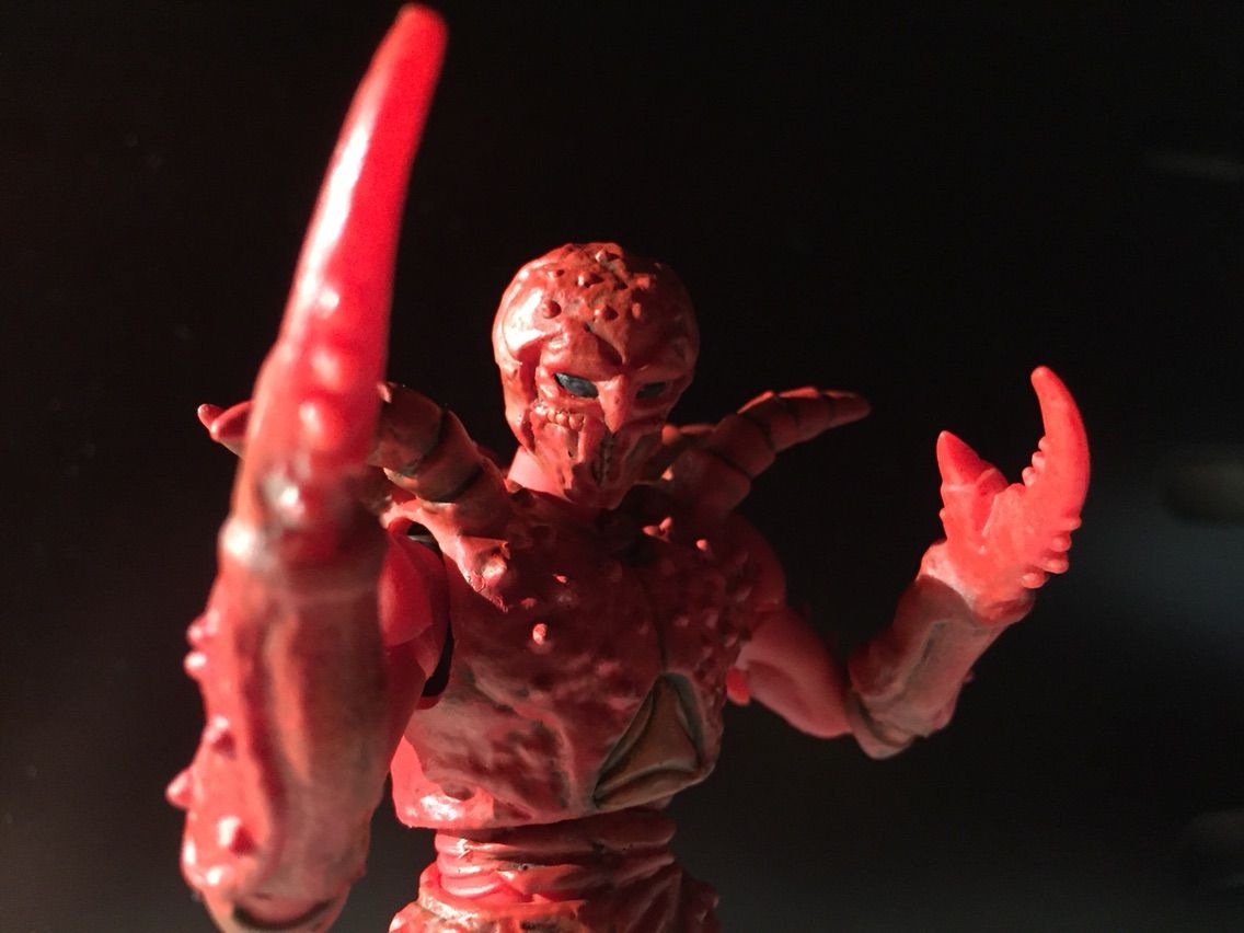 カニ怪人（figma改造） : 特撮フィギュアの可動化改造日記