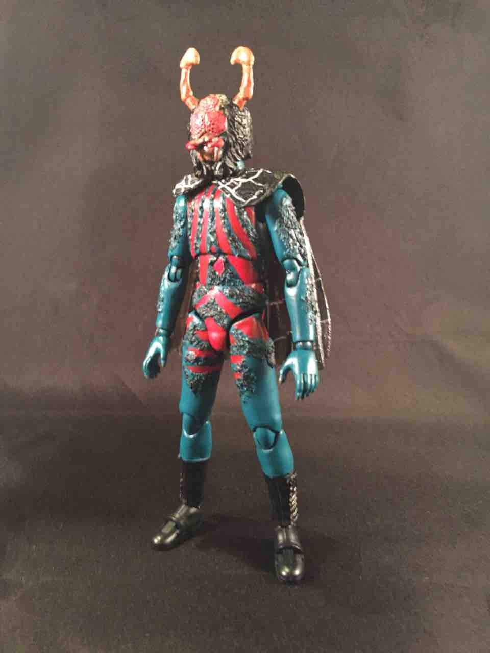 蜘蛛男（フィギュアーツ改造） : 特撮フィギュアの可動化改造日記