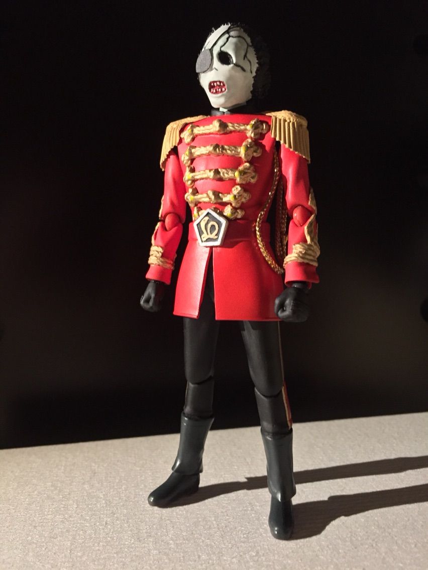 ドクロ少佐 Figma改造 特撮フィギュアの可動化改造日記