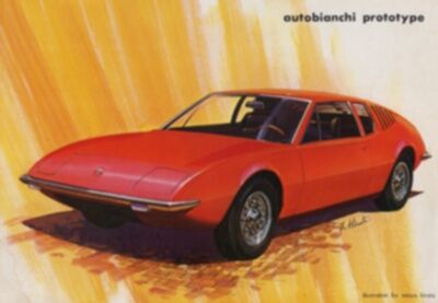 Pbc付録 スポーツカー イラスト Autobianchi Prototype くれない美術室 Pbc付録 スポーツカー イラスト Autobianchi Prototype くれない美術室