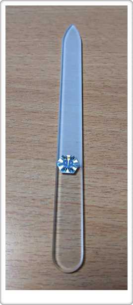 ブラジェク ガラス爪やすり 140mm 片面タイプ