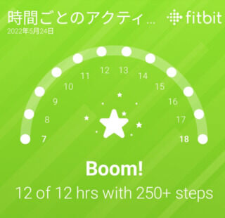 時間ごとのアクティビティ