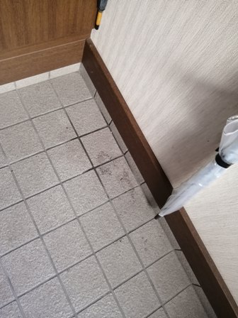 誰の足跡？