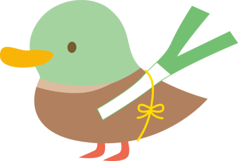 カモのイラスト