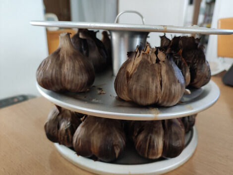 黒にんにくメーカーで作った黒にんにく