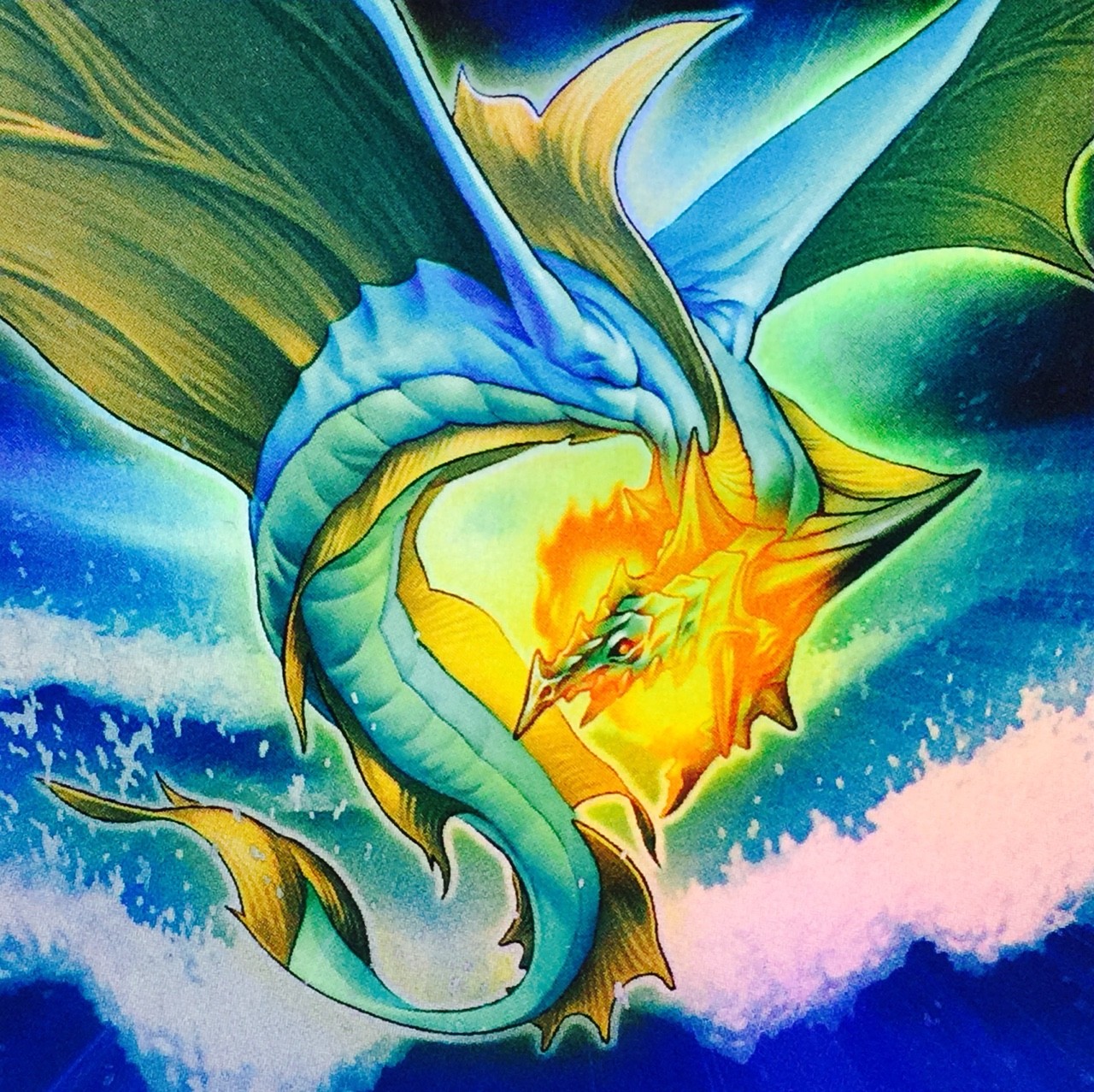 遊戯王】虚空海竜リヴァイエール イタリア1st レリーフ GENF-EN043 