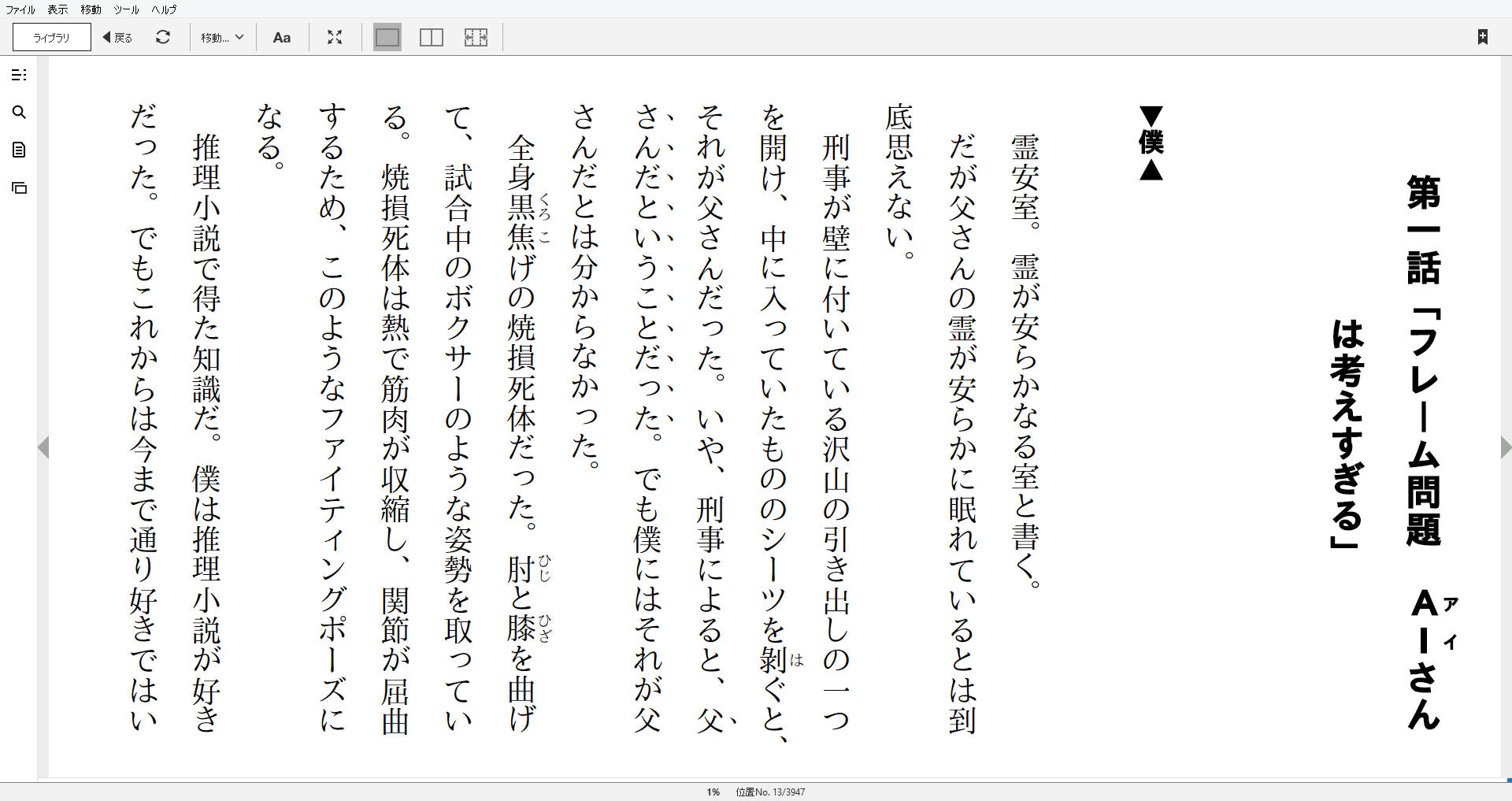 小説 探偵aiのリアル ディープラーニング 作者 早坂吝 80点 残酷インディー地獄変