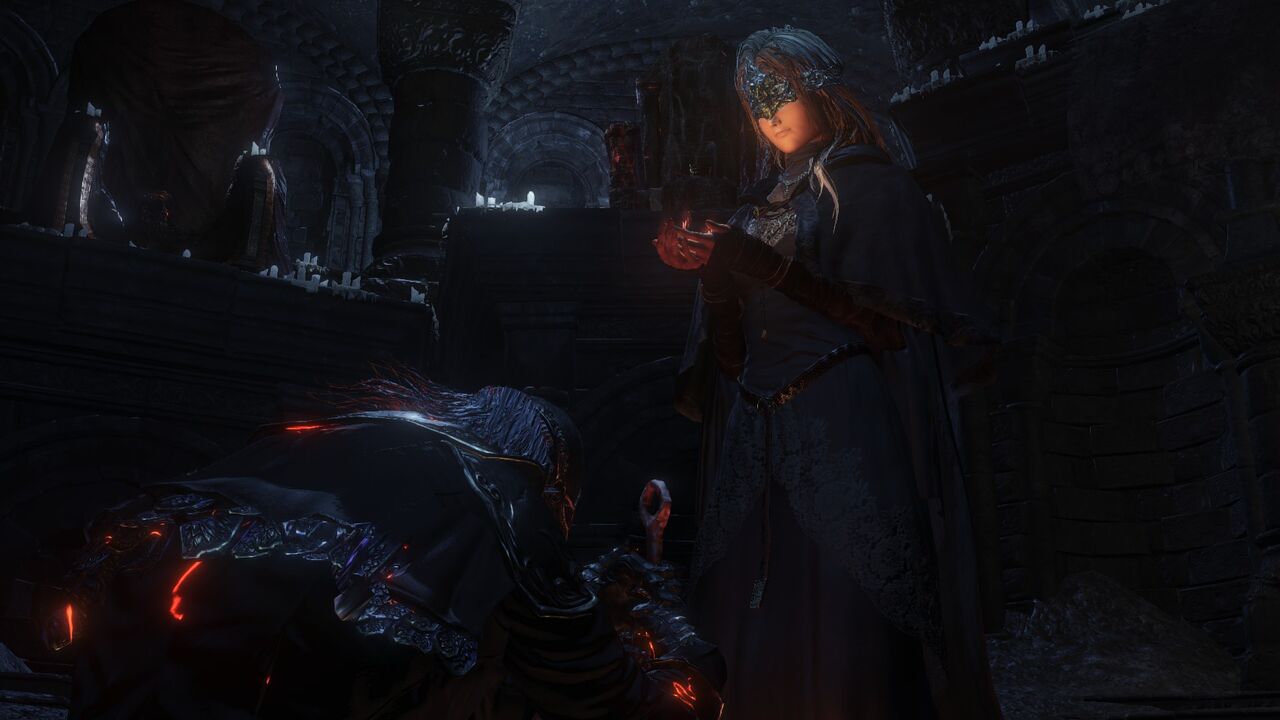 Steam Dark Souls Iii 第6回 拳のメリットがなくなる終盤戦 妖王の庭 古竜の頂 無縁墓地 ロスリック城 大書庫 最初の火の炉 拳縛り 残酷インディー地獄変