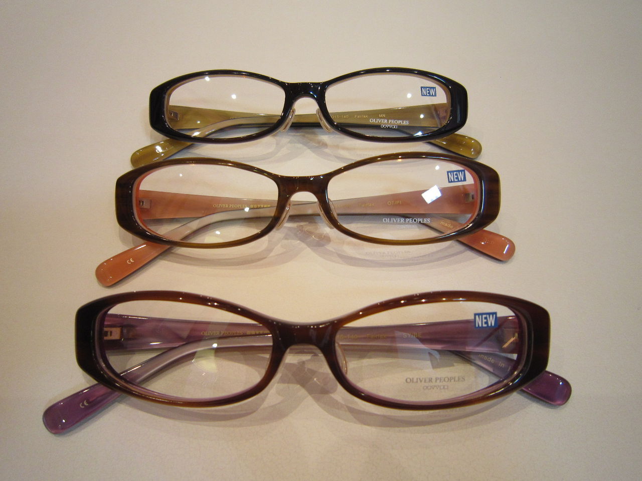 もも  OLIVER PEOPLES Fairfax 美品 メガネ【OLIVER PEOPLES】fairfax
