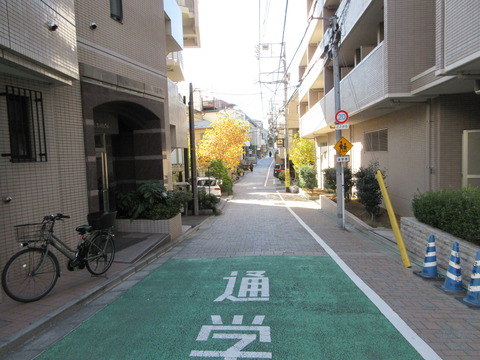127漱石山房通りへ2