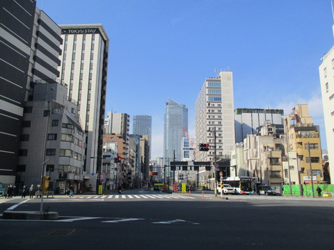 46東新橋一丁目交差点