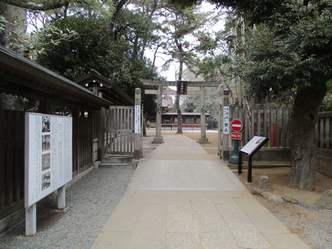 81常盤神社へ