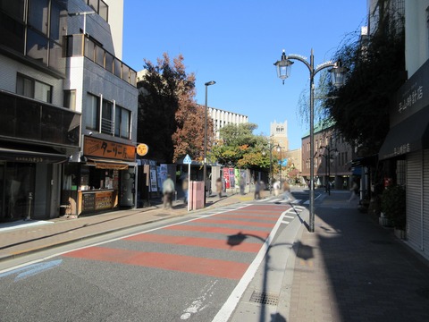 183早大南門通り