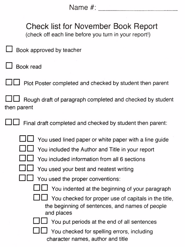 How to write a book report 3rd grade image